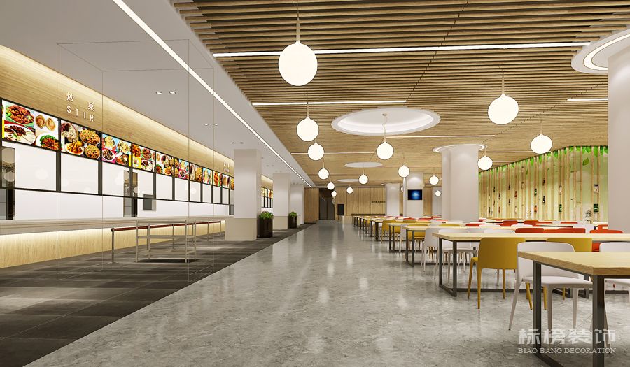 跨越物公司流餐廳食堂裝修設計