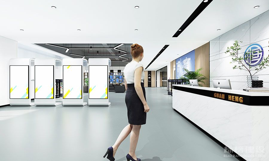 深圳市冠恒新材料科技公司-辦公室裝修設計3