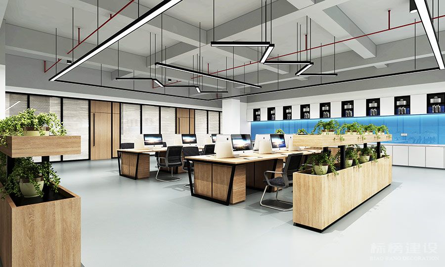 深圳市冠恒新材料科技公司-辦公室裝修設計5